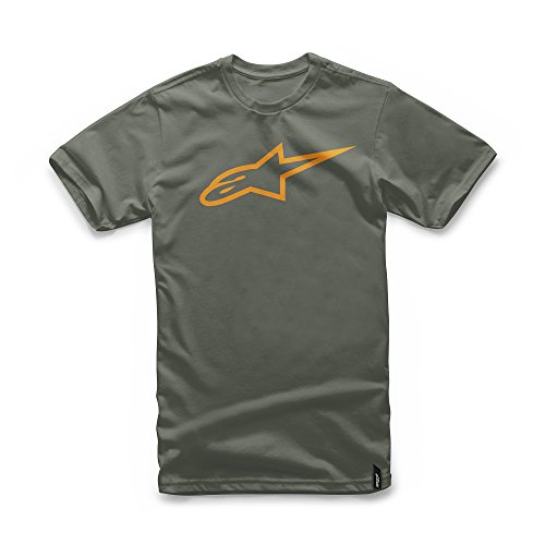 Alpinestars, Ageless Classic, Camiseta De Manga Corta, Militar De Naranja, L, Hombre