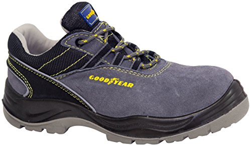 Goodyear G138106C - Calzado en piel serraje, color gris