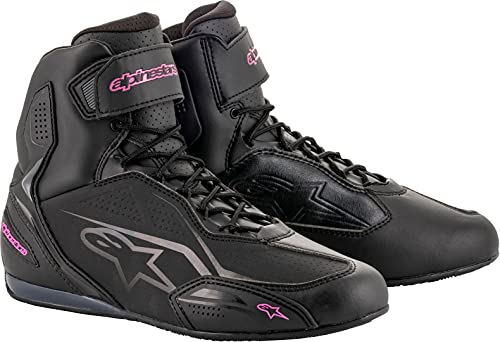 Alpinestars Women's Faster 3 Shoes, Tech 7-Botas (Talla 44) Unisex Adulto, Negro Fucsia, 40 EU