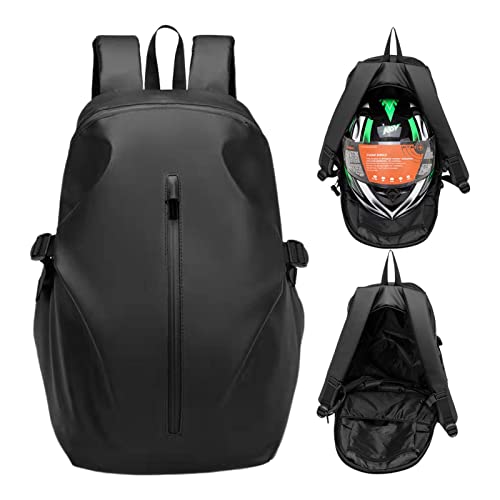 Mochila para Moto Impermeable, Mochila para Casco De Motocicleta, Mochila De Ciclismo para Bicicleta, Mochila para Computadora Portátil, Plegables De Viaje para Hombres Y Mujeres, Mochila Táctica