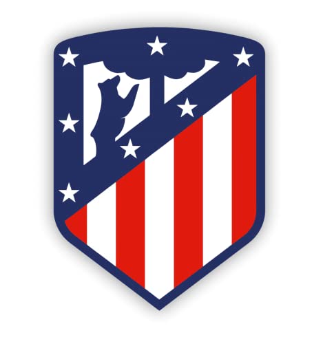 Atlético de Madrid Sticker, Pegatina, Autoadhesivo, Juego de 2, Varios tamaños (15)