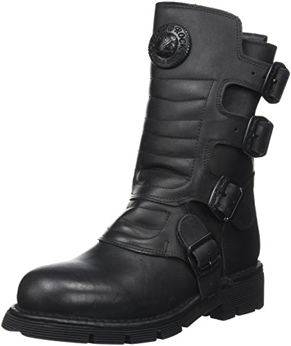 New Rock M-373X-S6 - Botas de Otra Piel Unisex Adultos, Negro (Negro (Black 001)), 40 EU