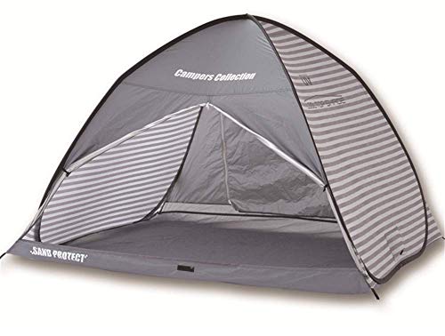 LUEMDSS Beach 2-3 People Gray Shade Fast Open Family Leisure Tent Tienda de Viaje Deportiva al Aire Libre ventilación de protección Solar Duradera