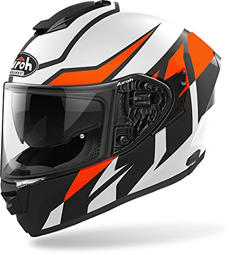 Airoh Casco ST.501 Frost naranja mate XL