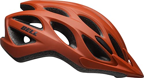 BELL Tracker Casco de Bicicleta, Hombre, Rojo Mate, L