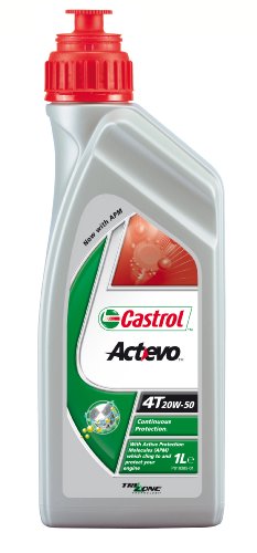 Castrol ActEvo Aceite de Motores 20W-50 4T 1L (Sello inglés)