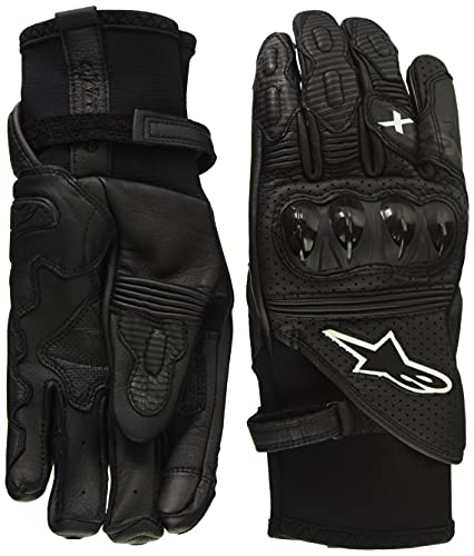 Alpinestars GP X V2 Guantes de Motocicleta (Black,L)