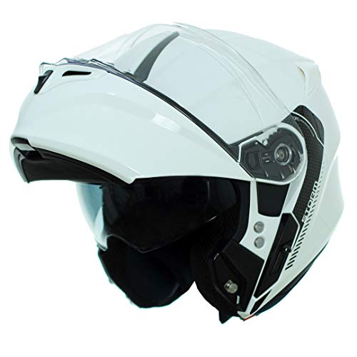 AXXIS CASCO FU406SV STORM SV SOLID A0 BLANCO PERLA BRILLO TALLA XL