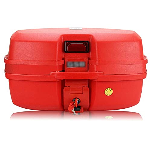 JUNJIJINGXIANG Baul Moto Universal Maleta Moto Caja Superior De La Motocicleta 45L Motorbike Bike Bike Motorcycle Box Gestión De Equipaje Trasero Atrás Funda (Color : C, Size : 53 * 37 * 29CM)