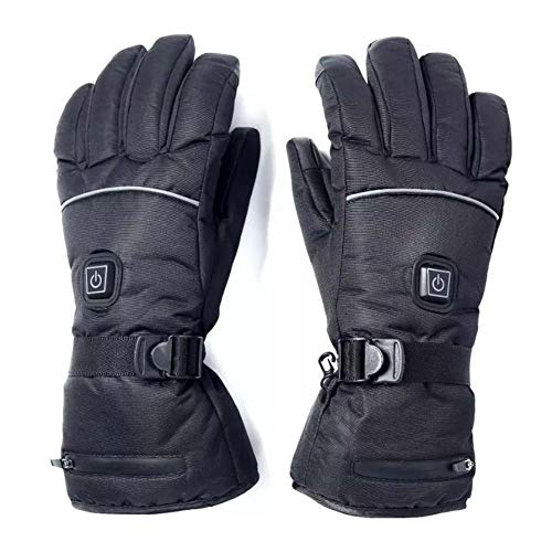 LRX Guantes Calefactables Moto Invierno Guantes térmicos Impermeables Guantes eléctricos calefactables 3200 mAh de Potencia for esquí Que suben los Guantes de calefacción