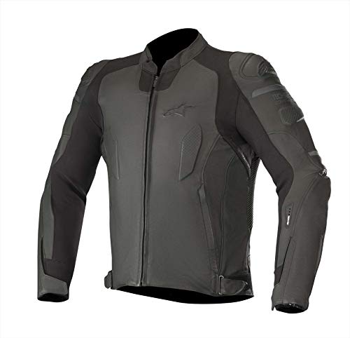 Alpinestars Specter Tech-Air - Chaqueta de piel para motociclista, color negro, talla 56