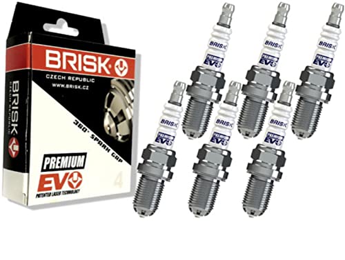 BRISK Premium EVO DR15SXC 1898 Bujías de Encendido, 6 piezas