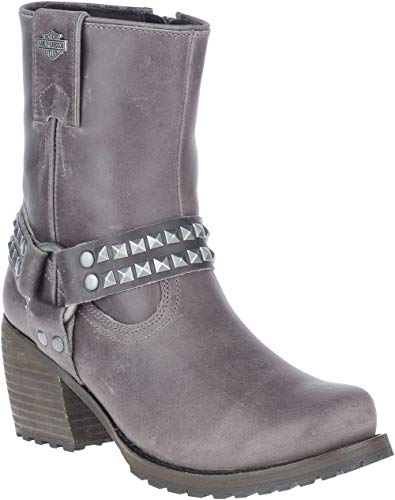 Harley-Davidson Footwear Bota de arnés Tamori para mujer, gris, 38 EU