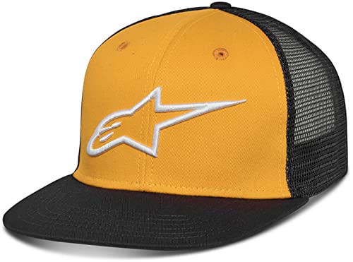 Alpinestars, Corp Trucker, Gorra De Beisbol, Oro/Negro, Os, Hombre