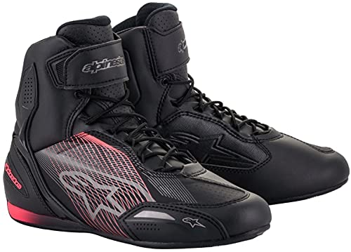 Alpinestars Stella Faster-3 Zapatillas Black/Gun Metal Diva Rosa