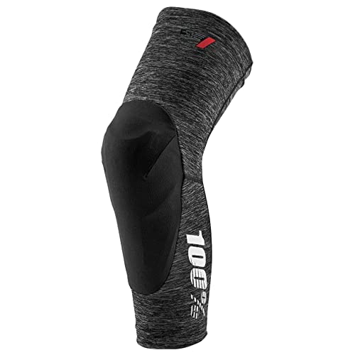 Ride100percent Guards TERATEC Knee Guard Grey Heather/Black-SM, Adultos Unisex, Negro, ESTANDAR