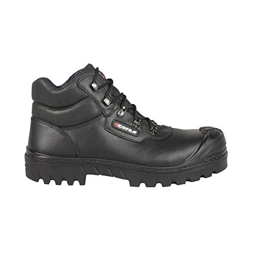 COFRA 26910-000.W44 NEW SHEFFIELD UK Botas de seguridad, S3 HI CI HRO CR SRC, negro/azul, talla 44