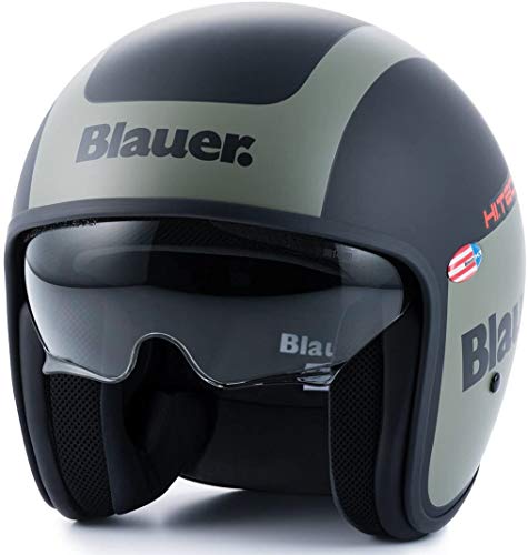 Blauer - Casco Pilot 1.1 H.T. XL BLACK-GREEN MATT