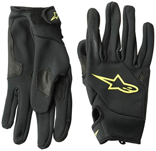 Alpinestars Cascade Gore-Tex Infinium - Guantes de Ciclismo (Talla XL), Color Negro y Amarillo