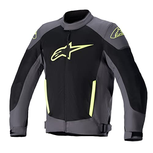 Alpinestars T-SP X Superair - Chaqueta de motocicleta para hombre, color gris/negro/amarillo, talla XL