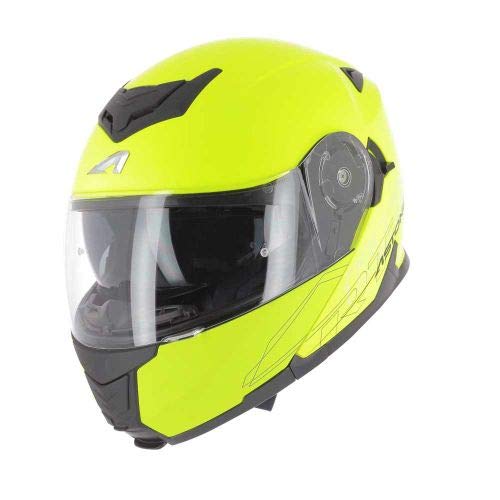 Astone Helmets - RT1200 Monocolor - Casque de moto modulable - Casque de moto polyvalent - Casque de moto homologué - Coque en polycarbonate - neon yellow S