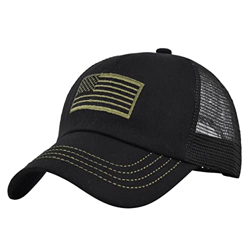 De Hombre Ajustable Sombrero de Sol para Hombre y Mujer, de béisbol de algodón con Bordado de Estrellas, de Camionero Ajustable, Sombrero de Hip Hop De Compatible with Motos Hombre