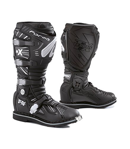 FORMA Botas Moto Terreno TX Homologado CE, Negro, 46