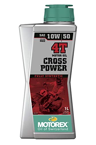 Aceite de Motor Sintético 10W50 Cross Power 4T Motorex 1 Litro