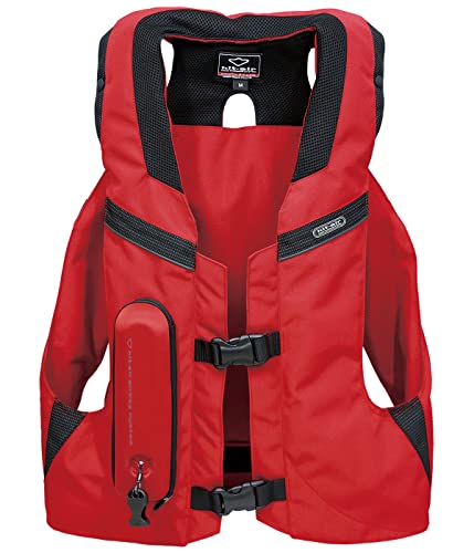 Genérico para Moto Chaleco Airbag HIT-AIR MLV2-C Rojo (Talla L: Más de 1,85m altura)