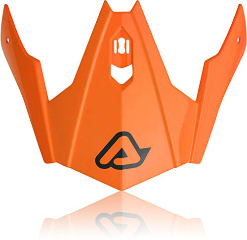 Acerbis 0022570.014 - Visera para Casco Jet de Aire Naranja Fluorescente