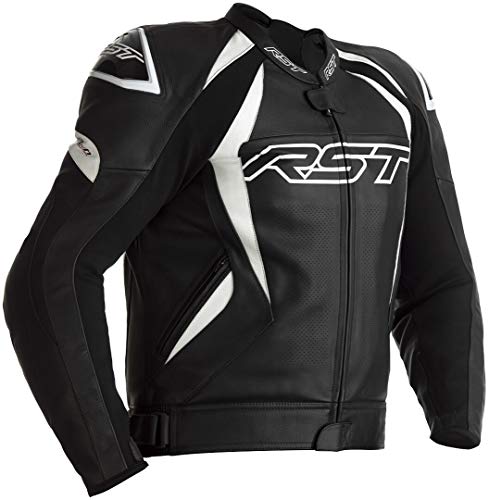 RST Blouson Tractech EVO 4 CE Cuir Blanc Taille M Homme