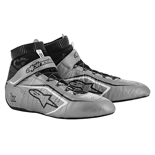 Alpinestars TECH-1 Z V2 SHOE US - BLK WHT SILVER - 9.5