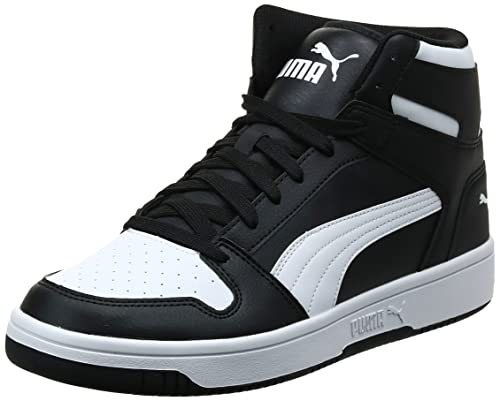 PUMA Rebound LayUp SL, Zapatillas, Unisex adulto, Negro (Puma Black/Puma White), 42 EU