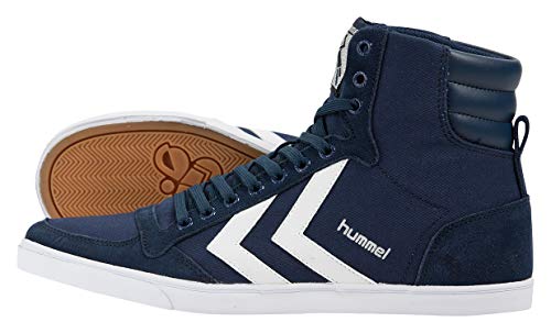 hummel Schuhe Slimmer Stadil High Dress Blue-White (63-511-7647) 43 Blau