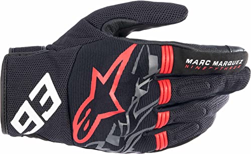 Alpinestars Losail V2 MM93 Guantes de Motocicleta (Black/Gray/Red,3XL)