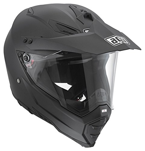 AGV 7611A4C0 AX-8 Dual Evo Solid Casco Off Road, negro, XXS