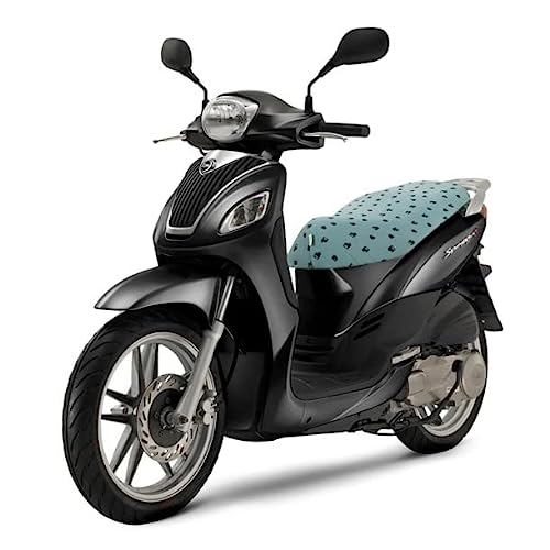 FUN*DAS BCN Funda para Asiento de Moto Sym Symphony 125 ® 2008-2020 de algodón Laminado Little Houses