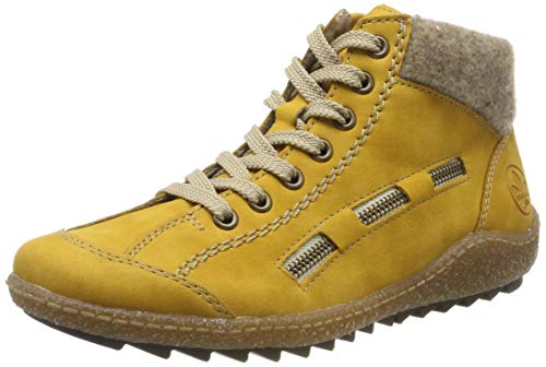 Rieker L7543, Botines Mujer, Yellow, 38 EU