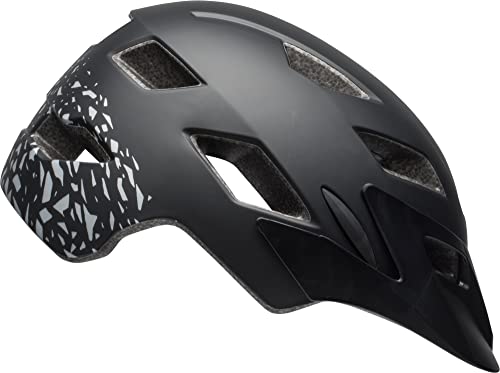 BELL Sidetrack Youth Casco de Bicicleta, Juventud Unisex, Fragments Mat Black/Silver, Talla única