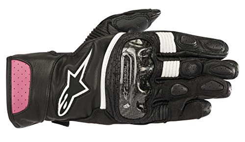 Alpinestars Stella SP 2V2 - Guantes para Mujer (Talla XS), Color Negro y Rosa