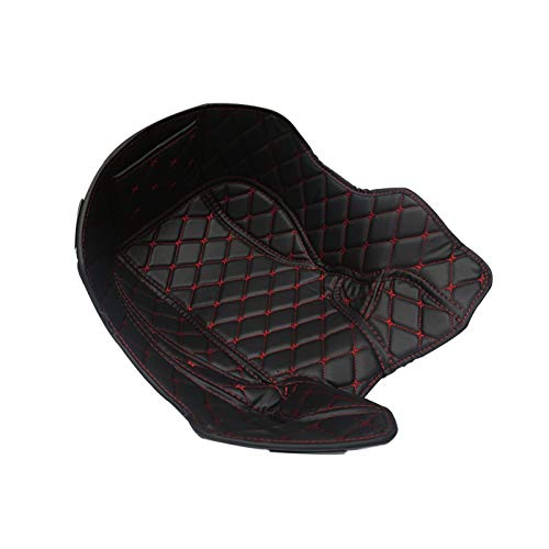 MKOIJN Baúl de Moto Cuadro Almacenamiento Bajo Revestimiento PU Asiento Motocicleta Protege El Tronco Los Fit For Yamaha NMAX155 NMAX 155 2020, Bolsa Asiento Motocicleta (Color : Red)