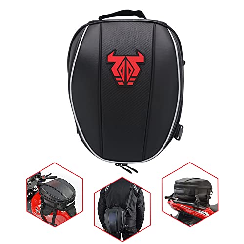 Bolsa Asiento Moto,Bolsa Equipaje Impermeable para Moto Bolsa para Asiento, Sillín, Multifuncional, Bolsa de Moto, Mochila, Estilo Deportivo