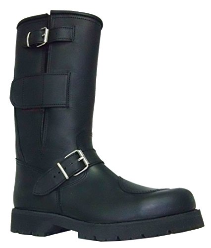 botosvalverde - 807 - Bota Moto Cambio Box - Color : Negro - Talla : 46