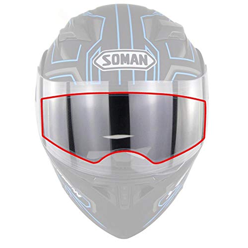 Kapokilly Película Antivaho del Casco, Lente De Casco De Motocicleta Importada Película Universal Antiniebla Pegatinas De Lente De Casco Película Antiniebla Película Resistente Al Desgaste Y Duradera