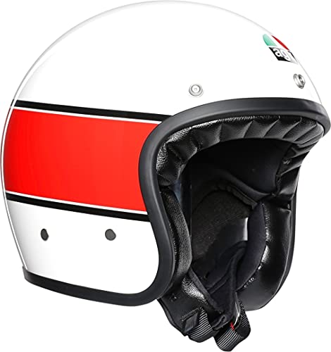 AGV E2205 Multi Casco de Motocicleta, Hombre, Blanco, S