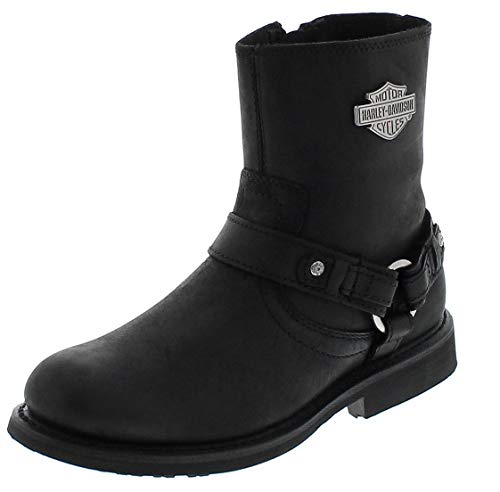 FB Fashion Boots - Botas estilo motero de Cuero Hombre, color Negro, talla 46 EU