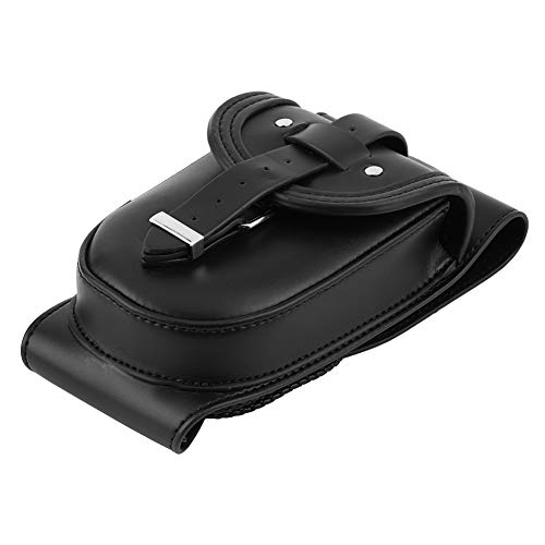 KIMISS Bolso de cuero con tapa de depósito de combustible, cuero real con tapa de depósito de combustible Panel Panel para motocicleta Sportster XL 883 1200