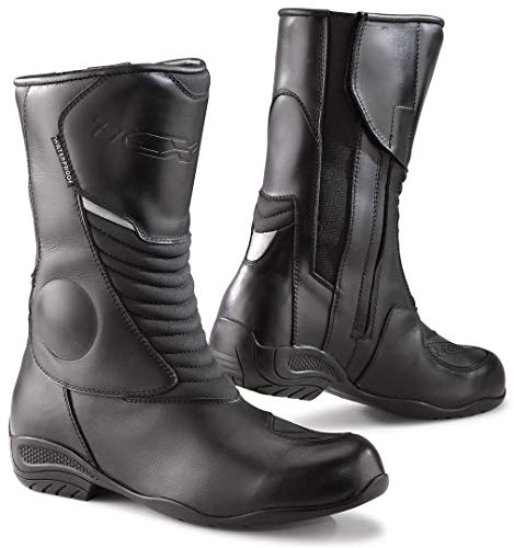 TCX Aura Plus botas de motocicleta impermeables para damas (Black,40)