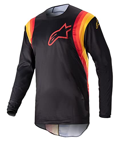 Alpinestars Jersey 2023 Fluid Corsa (negro, mediano)