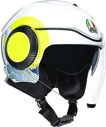 AGV ORBYT MULTI SUNSET WHITE/YELLOW FLUO XS